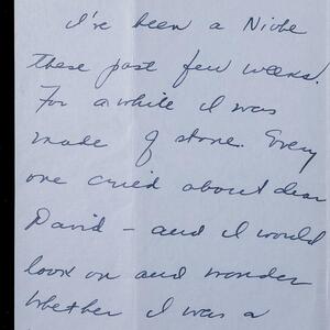 a page of handwritten text