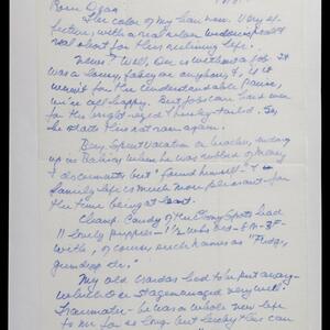 a page of handwritten text