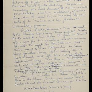 a page of handwritten text