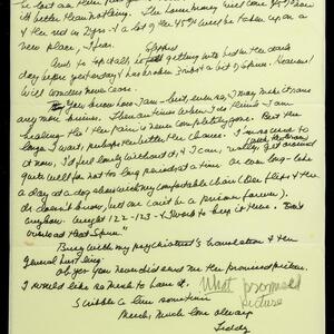 a page of handwritten text