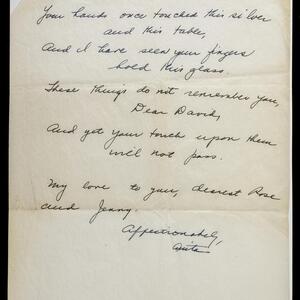 a page of handwritten text