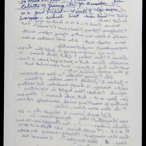 a page of handwritten text