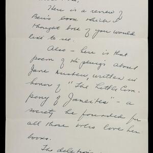 a page of handwritten text