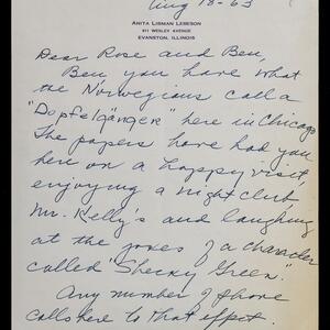 a page of handwritten text