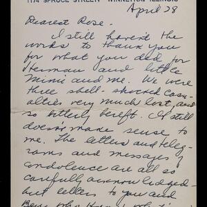 a page of handwritten text
