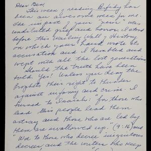 a page of handwritten text
