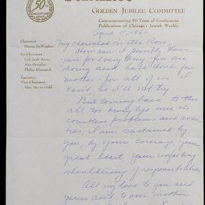 a page of handwritten text