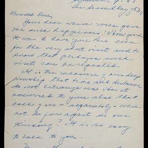 a page of handwritten text