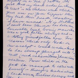 a page of handwritten text