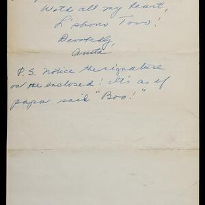 a page of handwritten text