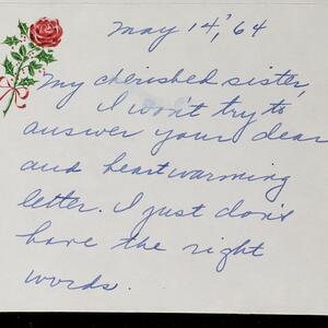a page of handwritten text