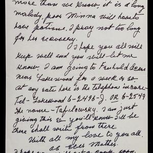 a page of handwritten text