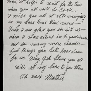 a page of handwritten text