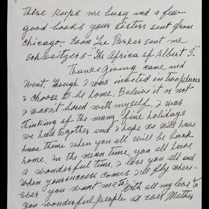 a page of handwritten text