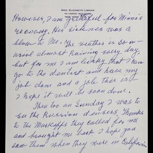 a page of handwritten text