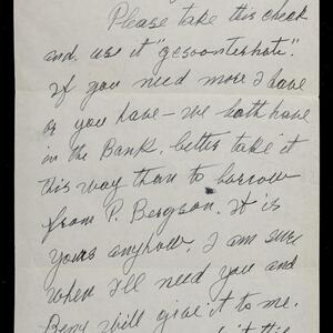 a page of handwritten text
