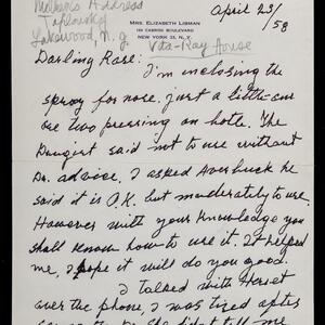 a page of handwritten text