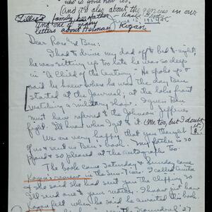 a page of handwritten text