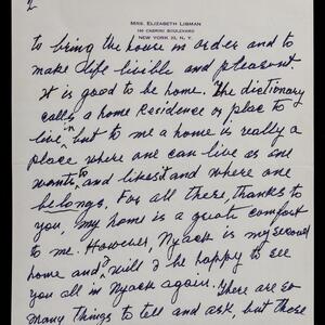 a page of handwritten text
