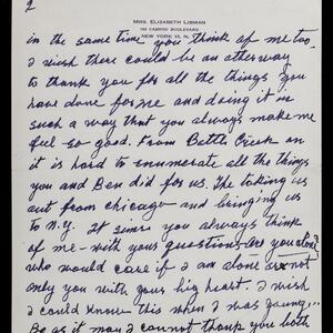 a page of handwritten text