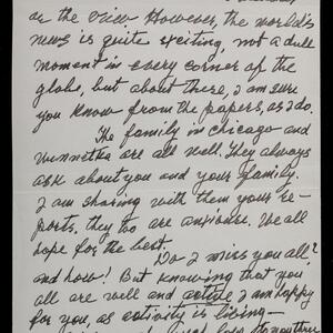 a page of handwritten text