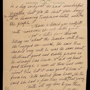 a page of handwritten text
