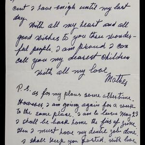 a page of handwritten text