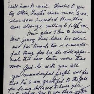 a page of handwritten text