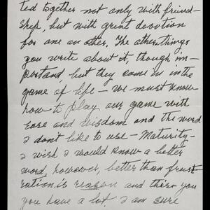 a page of handwritten text