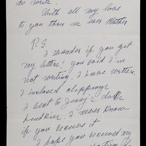 a page of handwritten text
