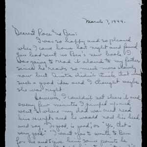 a page of handwritten text