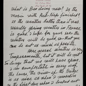 a page of handwritten text