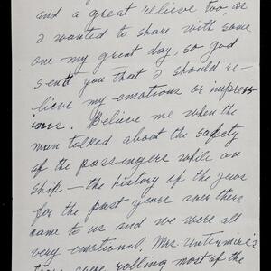 a page of handwritten text