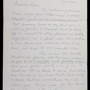 a page of handwritten text