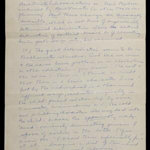 a page of handwritten text