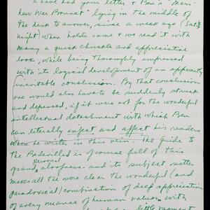 a page of handwritten text