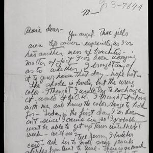 a page of handwritten text