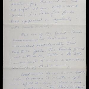 a page of handwritten text