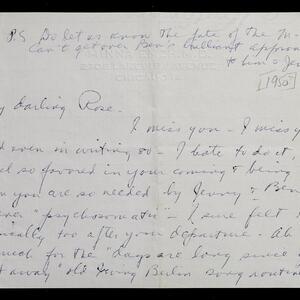 a page of handwritten text