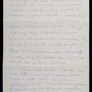 a page of handwritten text