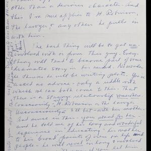 a page of handwritten text