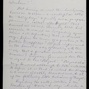 a page of handwritten text