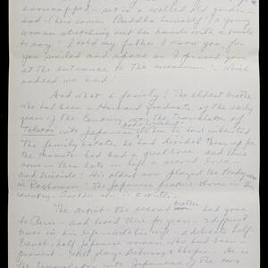 a page of handwritten text