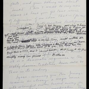 a page of handwritten text