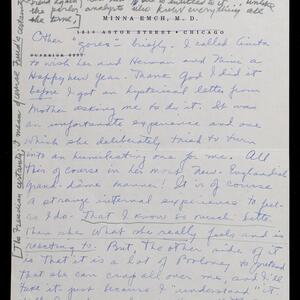 a page of handwritten text