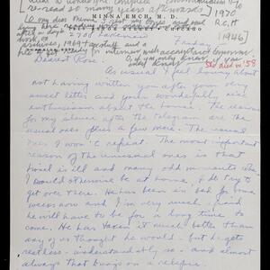 a page of handwritten text