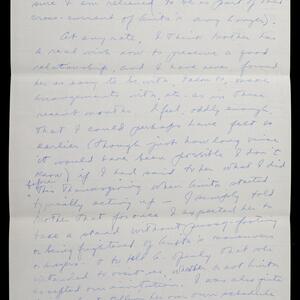 a page of handwritten text