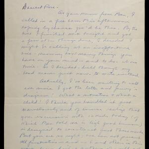 a page of handwritten text