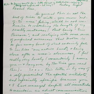 a page of handwritten text