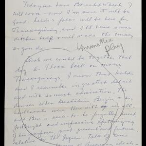 a page of handwritten text